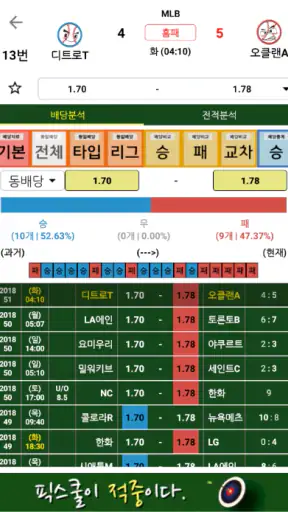 픽스쿨-프로토 및 스포츠 분석플랫폼 screenshot