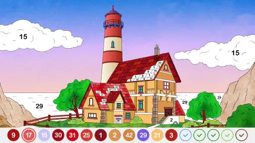 헤이 컬러: 숫자 색칠 & 컬러링북 색칠하기, 컬러링 screenshot