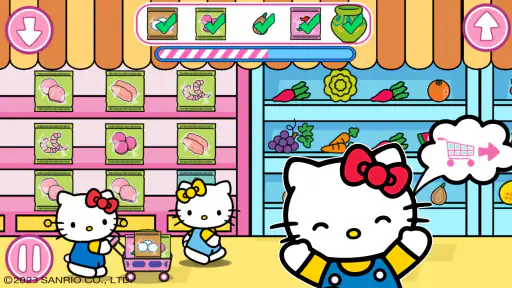 헬로키티: 키즈 슈퍼마켓 screenshot