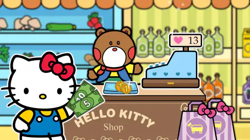 헬로키티: 키즈 슈퍼마켓 screenshot