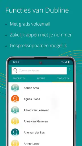 2 of meer telnrs op 1 mobiel. screenshot