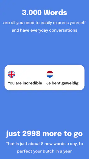 3000 Most Common Dutch Words screenshot