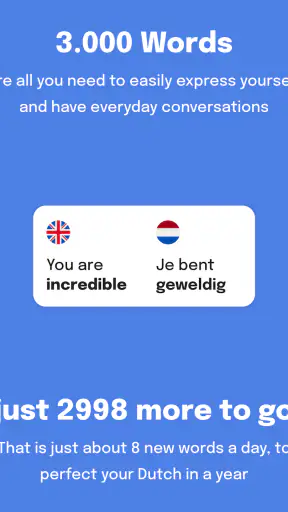 3000 Most Common Dutch Words screenshot