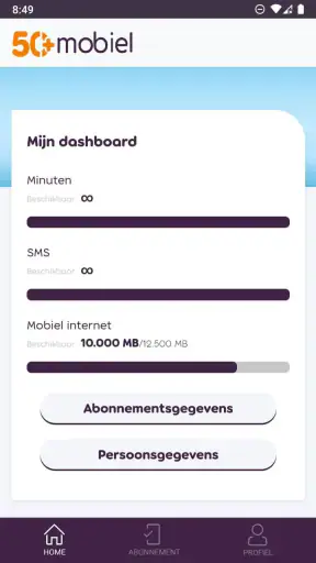 50+ mobiel screenshot