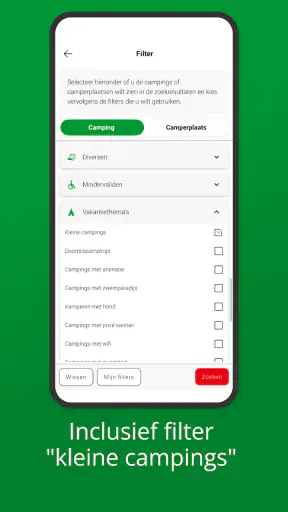 ACSI Klein & Fijn Kamperen screenshot