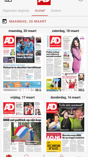 AD - Digitale krant screenshot