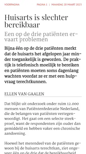 AD - Digitale krant screenshot