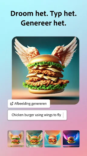 Adobe Express: AI-foto, video screenshot