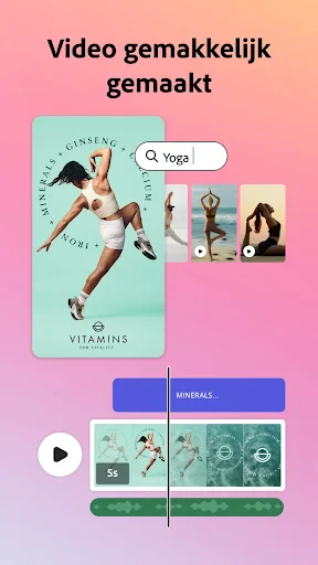 Adobe Express: AI-foto, video screenshot