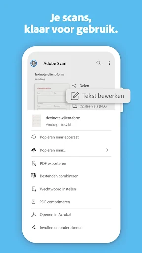 Adobe Scan: PDF- & OCR-scanner screenshot