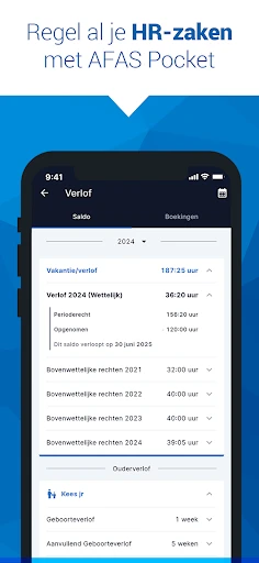 AFAS Pocket screenshot