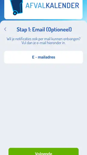 Afvalkalender screenshot