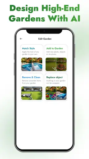 AI Garden Design Landscape Art screenshot