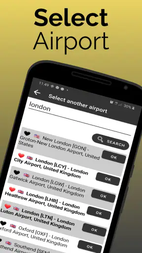 Alicante Airport ALC screenshot