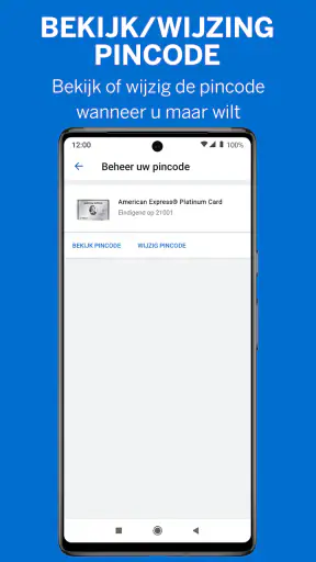 Amex Nederland screenshot