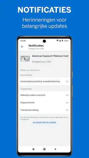 Amex Nederland screenshot