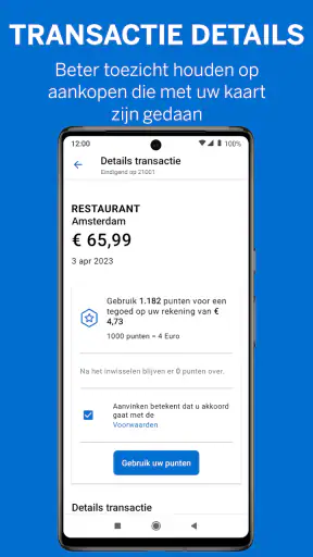 Amex Nederland screenshot
