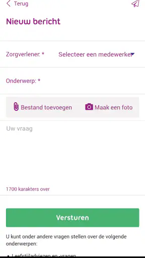 Arts op zak screenshot