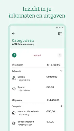 ASN Bank screenshot
