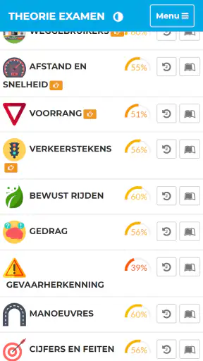 Auto Theorie Examens CBR 2026 screenshot