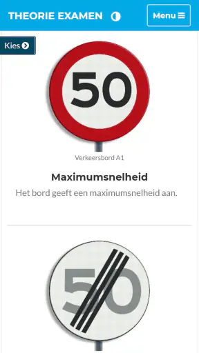 Auto Theorie Examens CBR 2026 screenshot