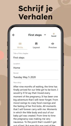 Baby Diaries: Babyboek Dagboek screenshot