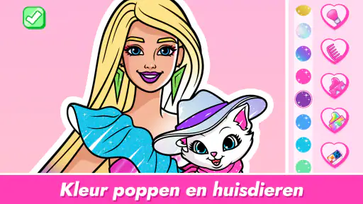 Barbie Kleurencreaties NETFLIX screenshot