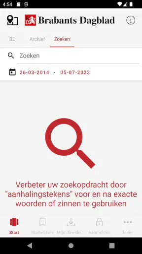 BD - Digitale krant screenshot