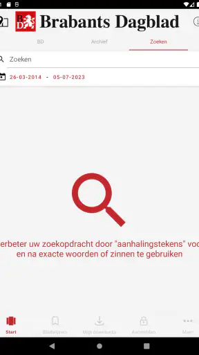 BD - Digitale krant screenshot