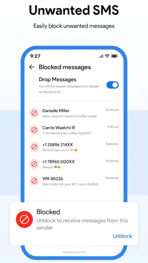 Berichten SMS screenshot