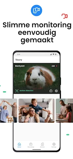 Beveiligingscamera Visory screenshot