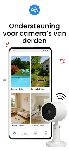 Beveiligingscamera Visory screenshot