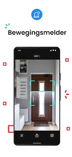 Beveiligingscamera Visory screenshot