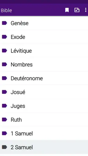 Bible en français courant screenshot