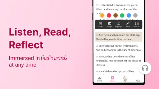 Bijbel voor Vrouwen: App screenshot