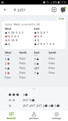bid72 - beter bieden in bridge screenshot