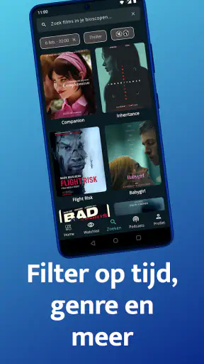 Bioscoopagenda screenshot
