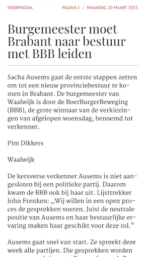 BN DeStem - Digitale krant screenshot