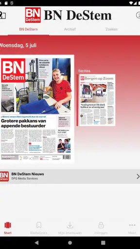 BN DeStem - Digitale krant screenshot