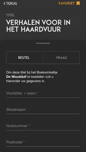 Boekwinkeltjes screenshot