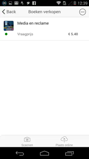 Bookmatch studieboeken screenshot