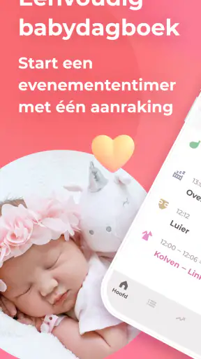 Borstvoeding app Baby-tracker screenshot