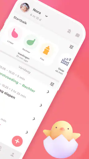 Borstvoeding app Baby-tracker screenshot