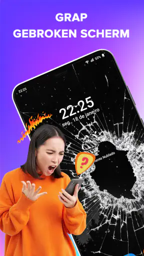 Broken Screen: Magic Wallpaper screenshot