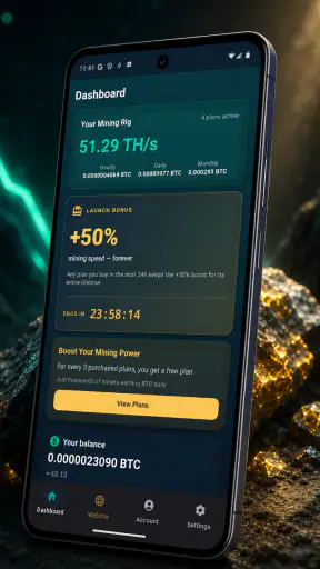 BTC Cloud Miner screenshot