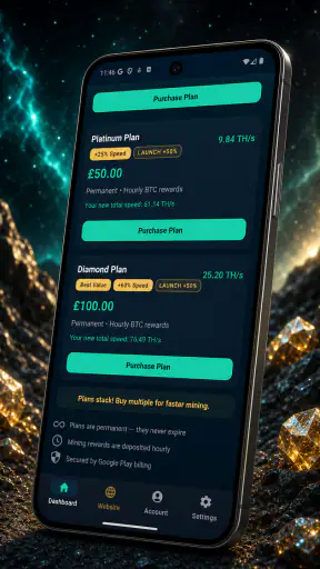 BTC Cloud Miner screenshot
