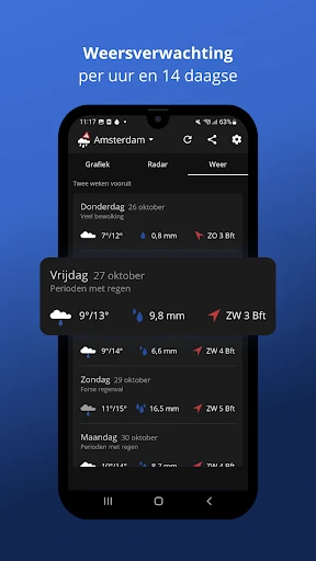Buienalarm: Weer & Regenradar screenshot