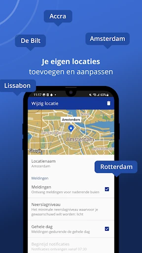 Buienalarm: Weer & Regenradar screenshot