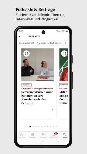 BZ Berner Zeitung Nachrichten screenshot