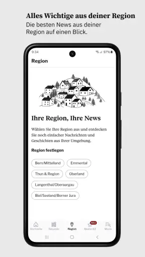 BZ Berner Zeitung Nachrichten screenshot